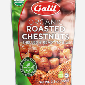 Chestnuts Organic Roasted Galil 100g