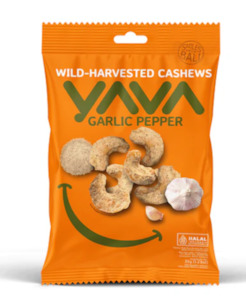 Garlic And Ginger: Cashews Garlic Pepper Yava 35g*