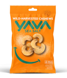 Garlic And Ginger: Cashews Sea Salt Yava 35g