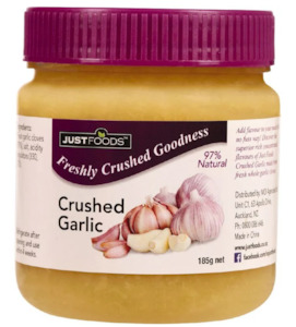 Garlic: Garlic Crushed Just Foods 185g*