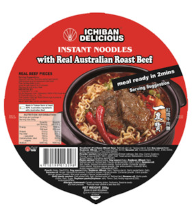 Noodle Roast Beef Ichiban 200g
