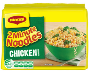 Noodle 2-Minute Chicken Maggi Multipack 5 x 72g*