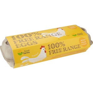 Eggs: Eggs Free Range Jumbo 10 Pack