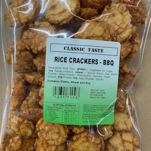 Biscuits Crackers: Classic Taste Crackers Rice BBQ Puffed 150g*