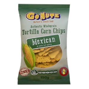 Chips Mexican Tortilla Corn Go Nuts 150g*