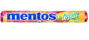 Sweets: Candy Mentos Fruit Roll 37g