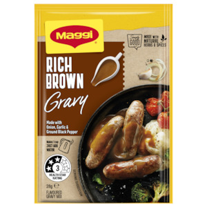 Gravy Mix Rich Brown 28g Maggi instant*