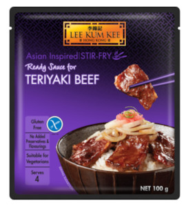 Stir Fry Sauces: Sauce Simmer Teriyaki Beef Lee Kum Kee 120g*