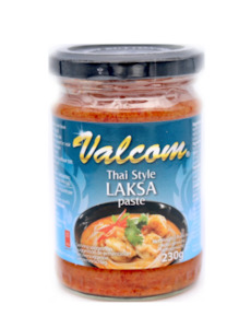 Curry Pastes Sauces: Paste Laksa Valcom 230g*