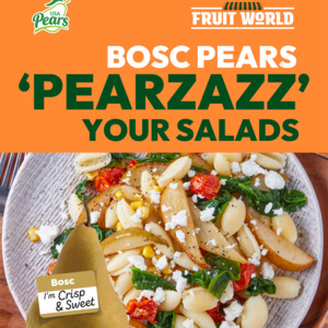 Pipfruit: Pears Buerre Bosc USA