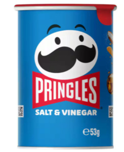 Groceries: Chips Pringles Salt n Vinegar 53g