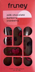Chocolate Bars: Milk chocolate & Barberry & Cranberry bar