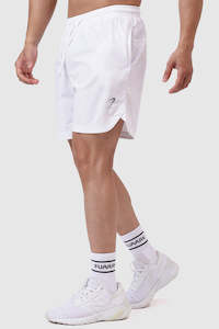 Gym Shorts Men: Edge Shorts White