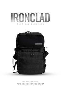 Ironclad Tactical Backpack Black