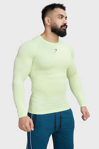 Compression Fullsleeves T-shirt Lime