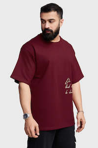 Inspiration Oversized T-shirt Maroon
