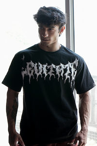 Gym Oversized Tshirts Men: Levitate Oversized T-shirt Black