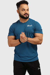 Final Sale: Checks Regular T-shirt Teal