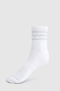 Legacy Quarter Socks White/Grey