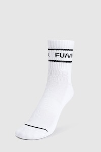 Legacy Quarter Socks White/Black