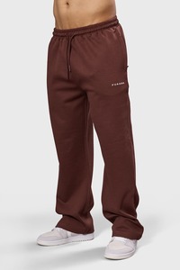 Mens Joggers Track Pants: Eclipse Straight Tracks Brown