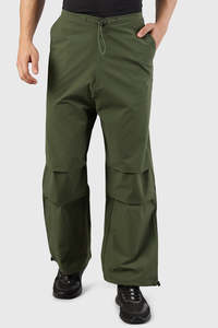 Mens Joggers Track Pants: Sublime Parachute Pants Olive