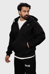Hoodies Jackets: Brookline Oversized Jacket Black