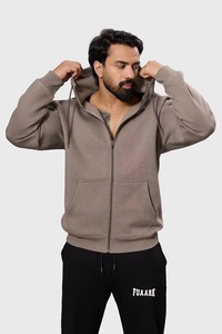 Hoodies Jackets: Brookline Oversized Jacket Brown