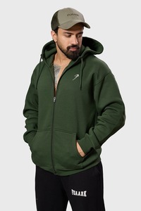 Hoodies Jackets: Brookline Oversized Jacket Olive
