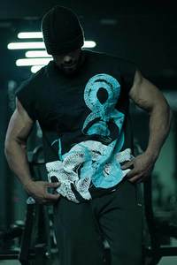 Gym Vest Men: Python Capsleeves Tank Black