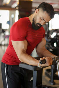 Men Compression Wear: Power Seamless T-shirt Red/Logo