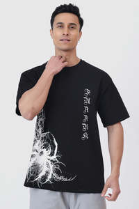 Dark Web Oversized T-shirt Black
