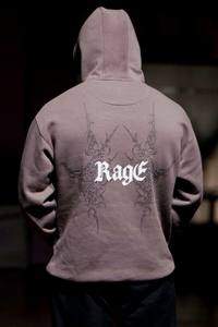 Rage Oversized Hoodie Brown