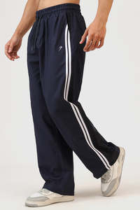 Mens Joggers Track Pants: Glide Loose Tracks Navy
