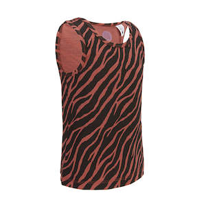 Lulufunk Sleepwear: Bamboo & Organic Cotton Singlet - Animalia