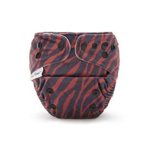 Trim Fit Nappy: Fudgey TRIMS™ Pocket Nappy - Animalia (Minky)