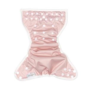 Newborn Cloth Nappies: Fudgey PETITES - Dusty Rose