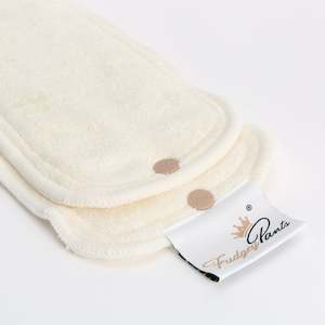 Newborn Cloth Nappies: TRIMS & PETITES Insert + Booster - 5 Layer Bamboo