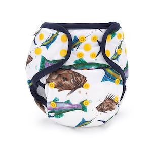 Fudgey Originals Cloth Nappy: Fudgey ORIGINALS 3'n'1 - Mesopelagic