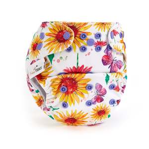Trim Fit Nappy: Fudgey TRIMS™ 2.0 Pocket Nappy - Garden Delight