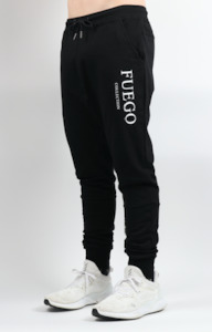 Black Fuego Collection Jogger Pants