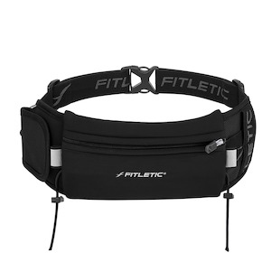 Fitletic Ultimate 2 BLK/BLK Zip Running Belt