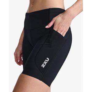 2xu: 2xu Women's Aero Mid-Rise Compression 6" Shorts