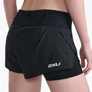 Running Active Wear: 2xu Aero 2-in-1 Shorts (4 Inch - Womens)