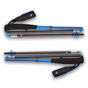 Trekking Poles: Black Diamond Carbon Z - Running/Trekking - Blue