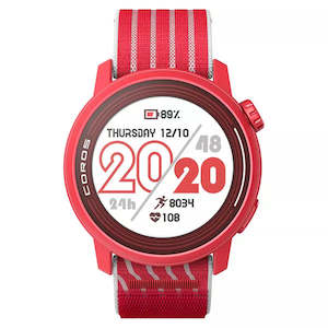 Coros Pace 3 Red w Nylon Band