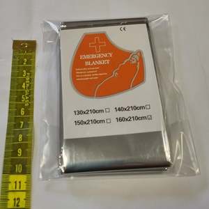 First Aid Safety: Basic Emergency Blanket 160x210cm