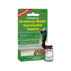 Coghlans Drink Water Germicidal Tablets