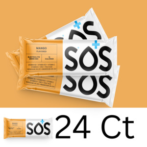 Energy Hydration Drinks: SOS Daily - Vitamin Enhanced Mango 24ct Pouch