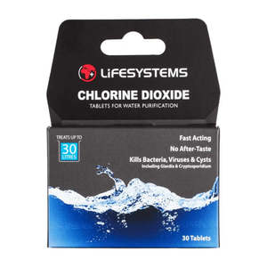 Lifesystems Chlorine Dioxide Water Purification Tablet - 30 Tablets